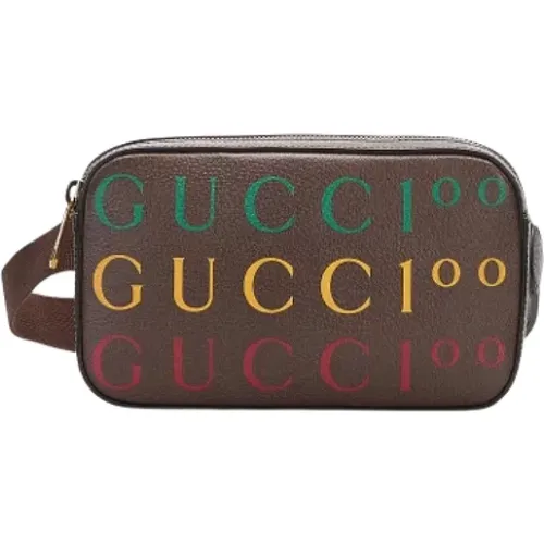 Pre-owned Leather crossbody-bags , female, Sizes: ONE SIZE - Gucci Vintage - Modalova