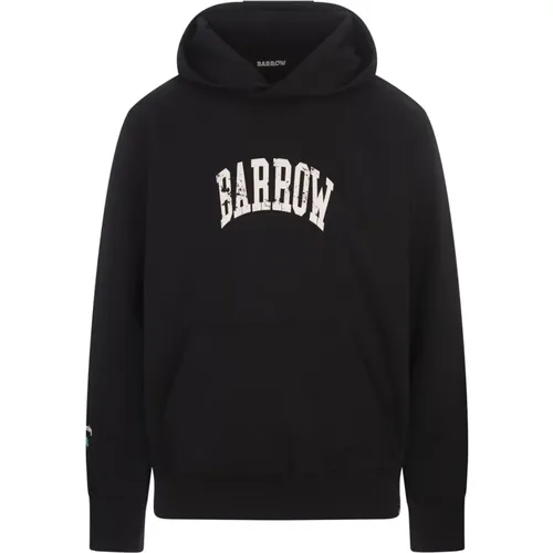 Hoodie mit Logo-Print , Herren, Größe: L - BARROW - Modalova