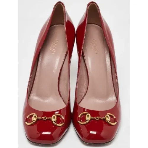 Pre-owned Fabric heels , female, Sizes: 6 1/2 UK - Gucci Vintage - Modalova