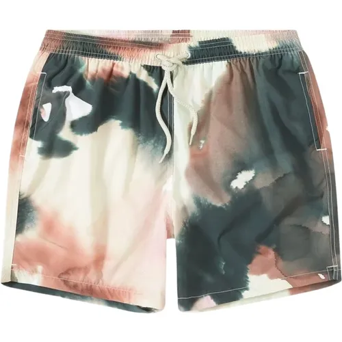 Boxer shorts with tiedye print , male, Sizes: L, S - closed - Modalova