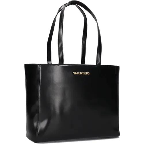 Schwarze Shopper Tasche für Stilvolle Frauen - Valentino by Mario Valentino - Modalova