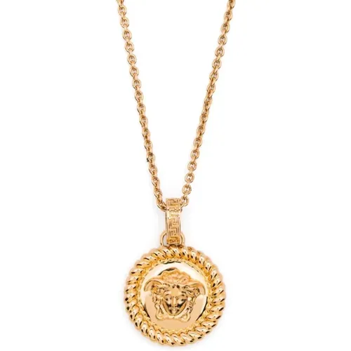 Golden Jewelry , male, Sizes: ONE SIZE - Versace - Modalova
