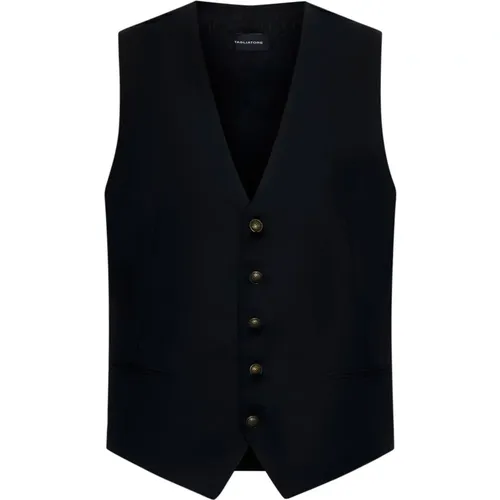 Wool Cashmere Waistcoat Jacket , male, Sizes: L, 2XL, XL, 3XL - Tagliatore - Modalova