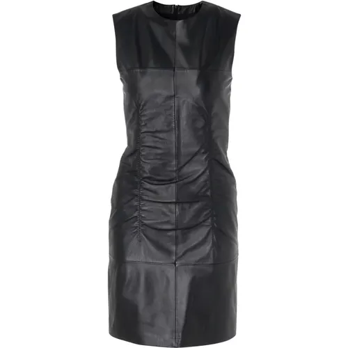 Leather Dress , female, Sizes: XS - SPORTMAX - Modalova