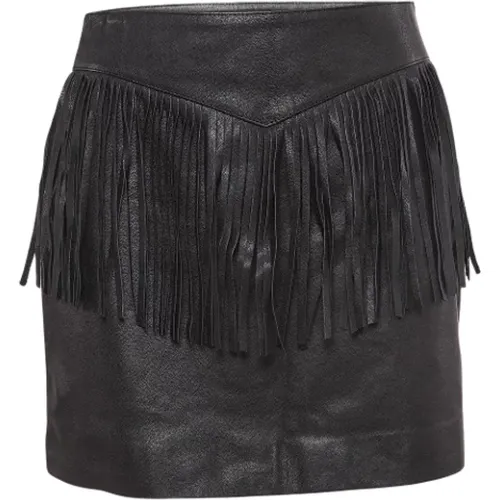 Pre-owned Leather bottoms , female, Sizes: M - Yves Saint Laurent Vintage - Modalova