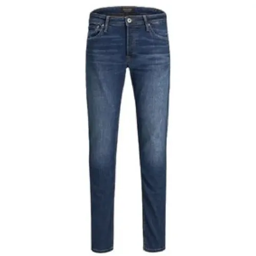 Slim Fit Denim Jeans mit Fünf Taschen , Herren, Größe: W34 - Emporio Armani - Modalova