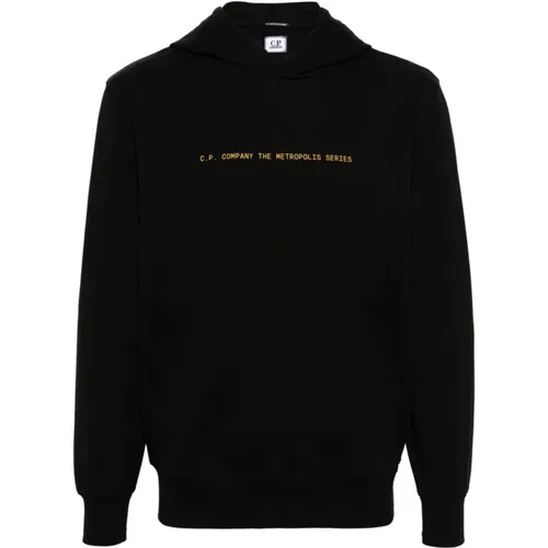 Metropolis Sweaters with Logo Print , male, Sizes: M, L, 3XL, XL - C.P. Company - Modalova