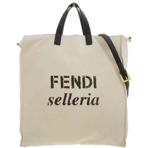 Pre-owned Canvas fendi-bags , female, Sizes: ONE SIZE - Fendi Vintage - Modalova