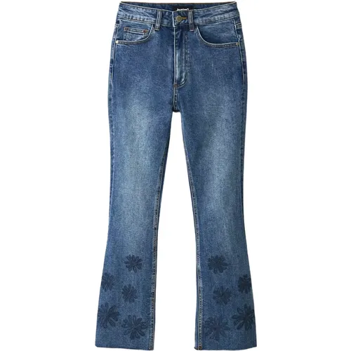 Boot-cut Jeans , Damen, Größe: XS - Desigual - Modalova