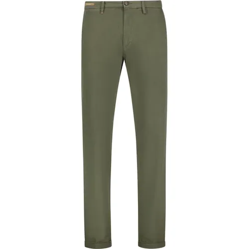 Men's Chinos with Turn-Up Hem , male, Sizes: W34, W38, W33, W32, W35, W36 - Re-Hash - Modalova