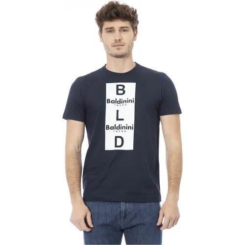 Trend T-Shirt mit Logo-Muster - Baldinini - Modalova