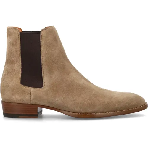 Chelsea Boots Closed Toe Cigar , male, Sizes: 9 UK, 7 UK, 8 UK, 7 1/2 UK - Saint Laurent - Modalova