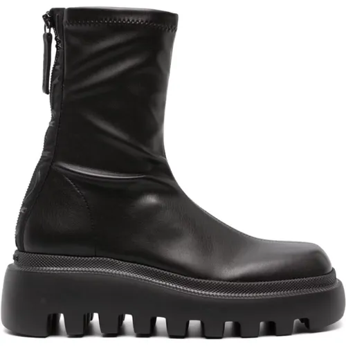 Schwarze Keil Stiefeletten , Damen, Größe: 41 EU - Vic Matié - Modalova