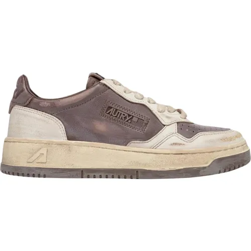 Vintage Low Top Sneakers , female, Sizes: 12 UK, 3 UK, 7 UK, 5 UK, 8 UK, 6 UK - Autry - Modalova