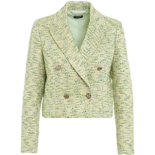 Stilvoller Tweed-Blazer , Damen, Größe: S - Liu Jo - Modalova