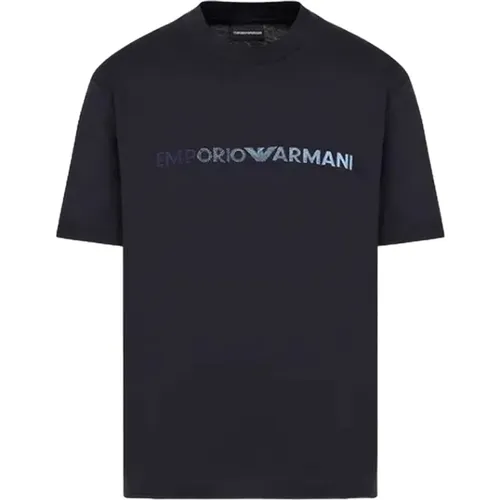 T-Shirts , male, Sizes: S, XS, L - Emporio Armani - Modalova