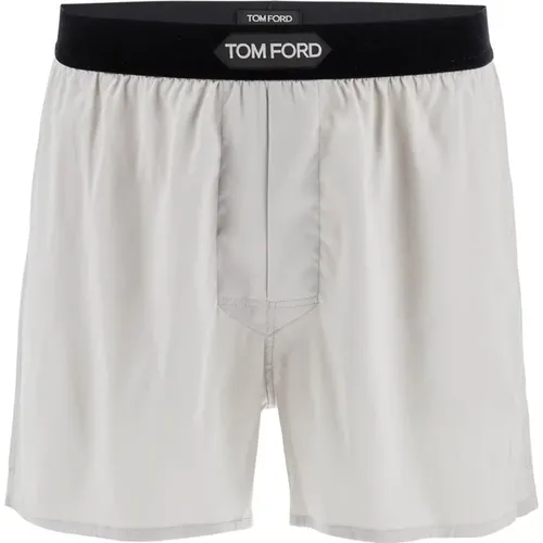 Seiden Boxershorts , Herren, Größe: L - Tom Ford - Modalova