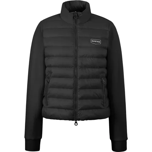 High-Neck Hybrid Down Jacket , female, Sizes: S, XS, M, 2XS - duvetica - Modalova