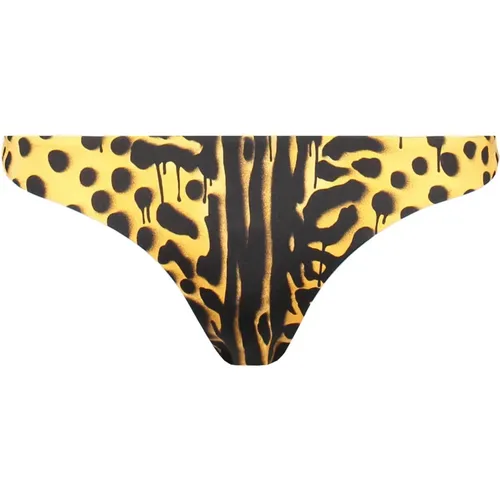 Logo Print Bikini Hipster , Damen, Größe: XS - Dsquared2 - Modalova