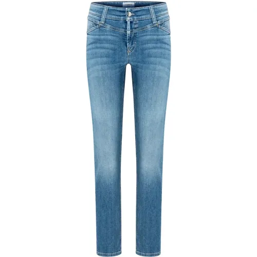 Slim-fit Superstretch Seam Shaping Jeans , Damen, Größe: XL L32 - CAMBIO - Modalova