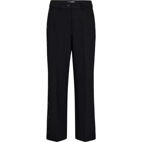 Wide Leg Ring Detail Pants , female, Sizes: M, XS, S, L - Co'Couture - Modalova