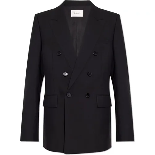 Wollblazer Saint Laurent - Saint Laurent - Modalova