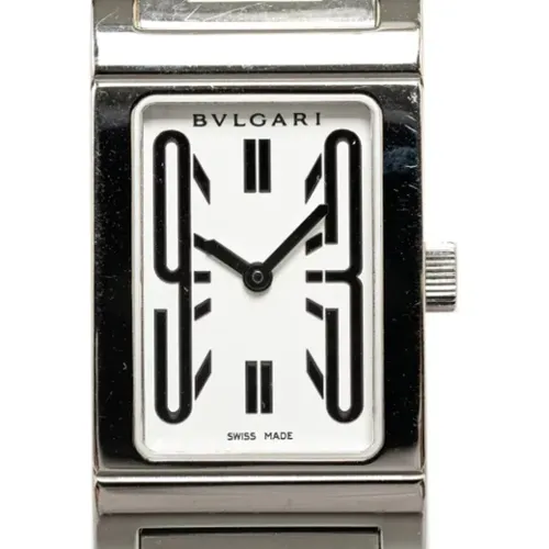 Pre-owned Stainless Steel watches , female, Sizes: ONE SIZE - Bvlgari Vintage - Modalova