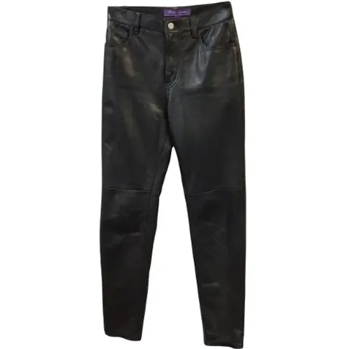 Pre-owned Leder bottoms - Ralph Lauren Pre-owned - Modalova