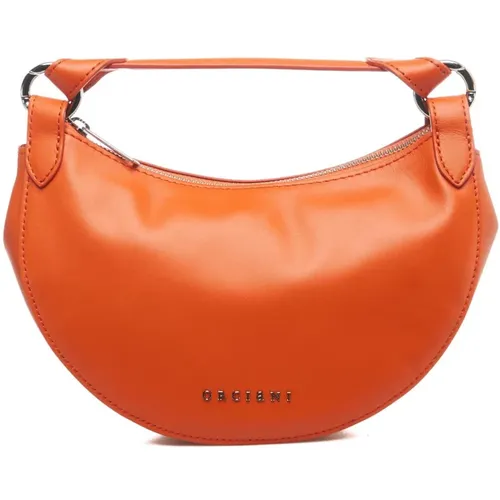 Handtasche mit Reißverschluss und Logo-Details - Orciani - Modalova