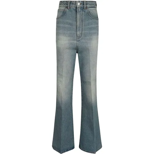 Blaue Flared Jeans für Frauen , Damen, Größe: W25 - Victoria Beckham - Modalova