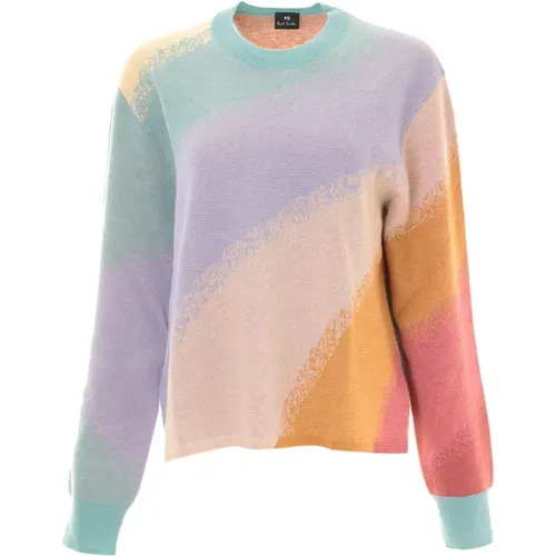 Multicolour Swirl Knit Sweater , female, Sizes: S, M - Paul Smith - Modalova