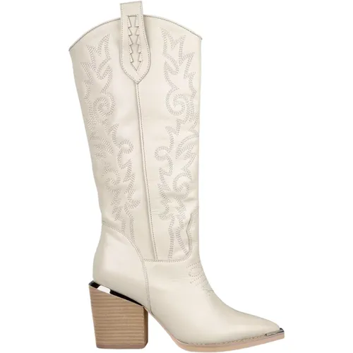 Damen Cowboy Boot Absatz , Damen, Größe: 37 EU - Alma en Pena - Modalova