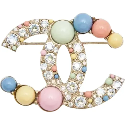 Pre-owned Plastic brooches , female, Sizes: ONE SIZE - Chanel Vintage - Modalova