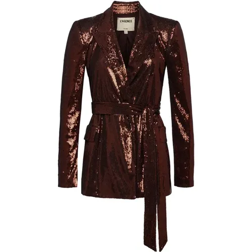 Blazer Womens Fashion Aw23 , female, Sizes: S, M - L'Agence - Modalova