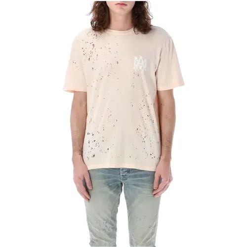 Washed Shotgun T-Shirt , male, Sizes: L - Amiri - Modalova