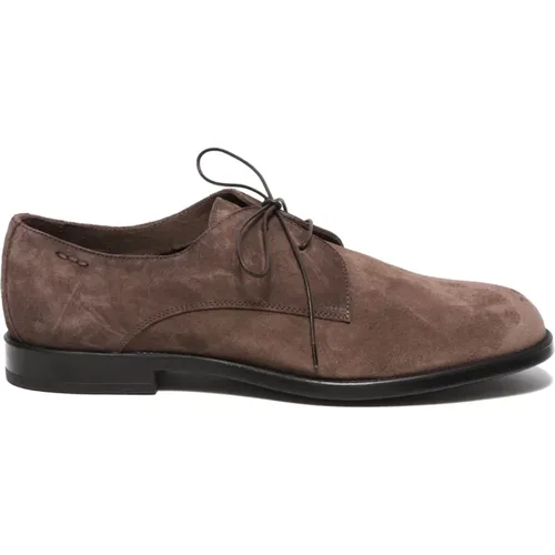 Suede Derby Shoes , male, Sizes: 9 UK, 7 UK, 7 1/2 UK, 8 UK, 8 1/2 UK, 9 1/2 UK - Alexander Hotto - Modalova