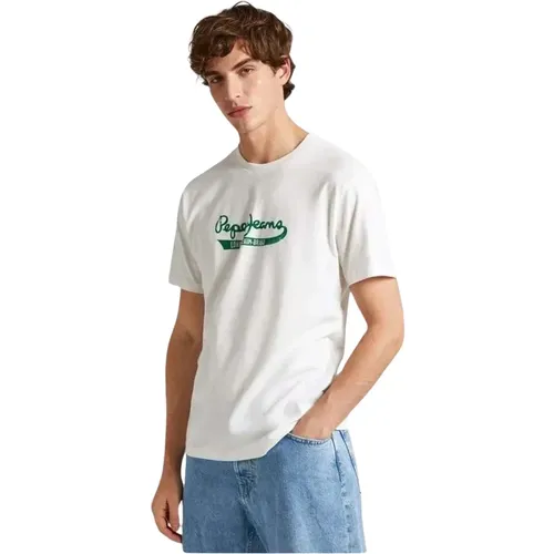 Claude T-shirt , Herren, Größe: M - Pepe Jeans - Modalova