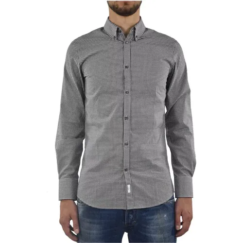 Brown Checkered Sleeveless Shirt - Mod. S74Dl0535S41785143 , male, Sizes: S - Dsquared2 - Modalova