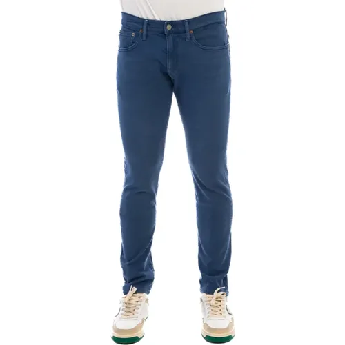 Slim-fit Jeans in Hdn Lightavy , Herren, Größe: W32 - Polo Ralph Lauren - Modalova