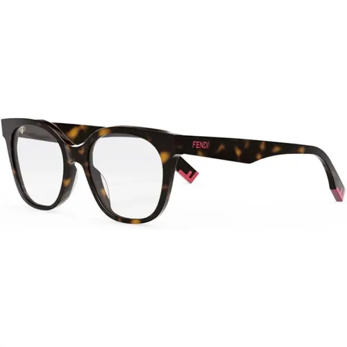 Elegant Glasses Model Fe50023I , unisex, Sizes: 51 MM - Fendi - Modalova