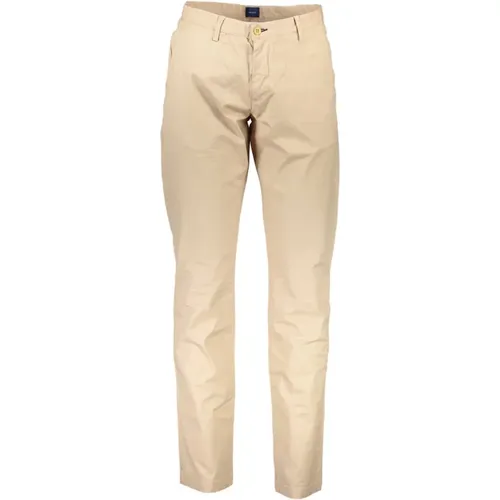 Cotton Jeans Pant, 4 Pocket Trousers , male, Sizes: W31 - Gant - Modalova