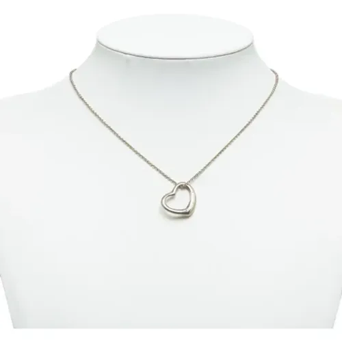 Pre-owned Silver necklaces , female, Sizes: ONE SIZE - Tiffany & Co. Pre-owned - Modalova