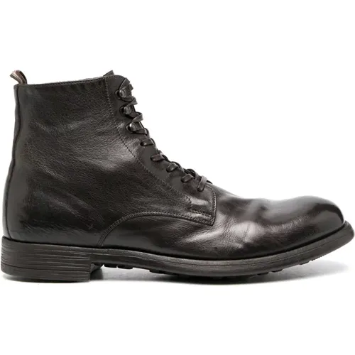 Lace Up Leather Boots , male, Sizes: 10 UK - Officine Creative - Modalova