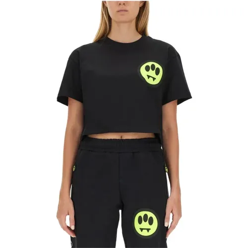 Cropped Fit T-Shirt BARROW - BARROW - Modalova