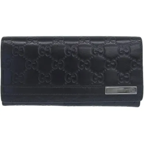 Pre-owned Leather wallets , female, Sizes: ONE SIZE - Gucci Vintage - Modalova