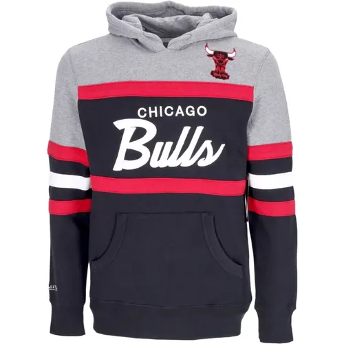 Chicago Bulls Hoodie Hardwood Classics Schwarz , Herren, Größe: L - Mitchell & Ness - Modalova