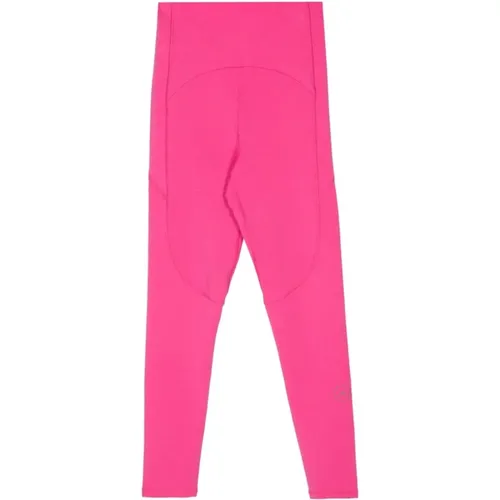 Fuchsia Trousers with Panelled Design , female, Sizes: M, L - adidas by stella mccartney - Modalova