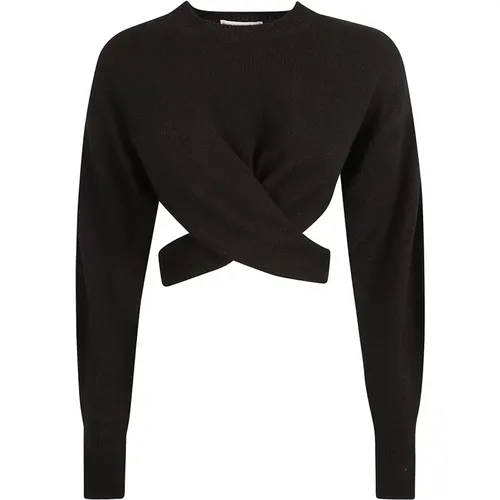 Cut-Out Wool Sweater , female, Sizes: S, M, XS - alexander mcqueen - Modalova