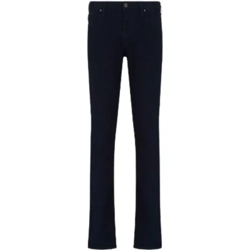 Dunkle Denim 5 Taschen Jeans , Herren, Größe: W33 - Emporio Armani - Modalova