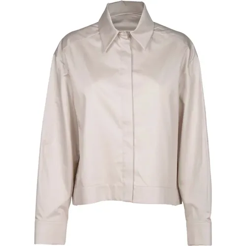 Dandy Ice Cotton Shirt , female, Sizes: XS - Max Mara - Modalova